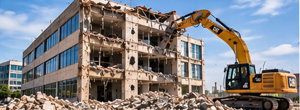 Commercial building demolition