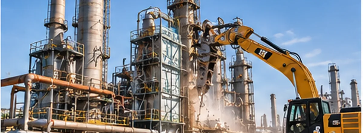 Industrial plant dismantling