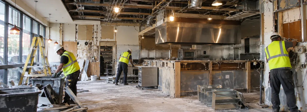 Commercial interior removal works