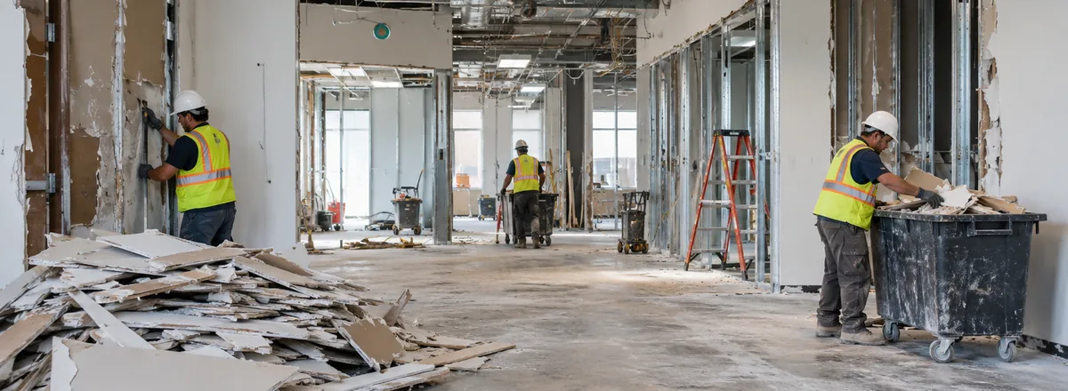 Internal demolition and strip-out works